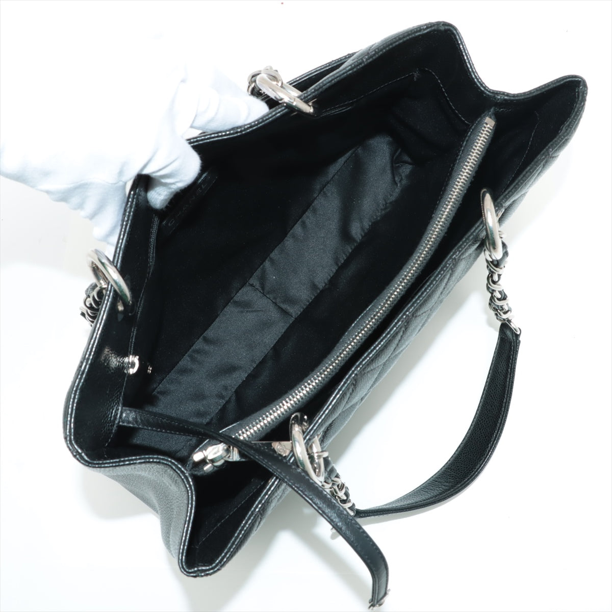 PREORDER! Chanel GST Caviarskin Chain tote bag
