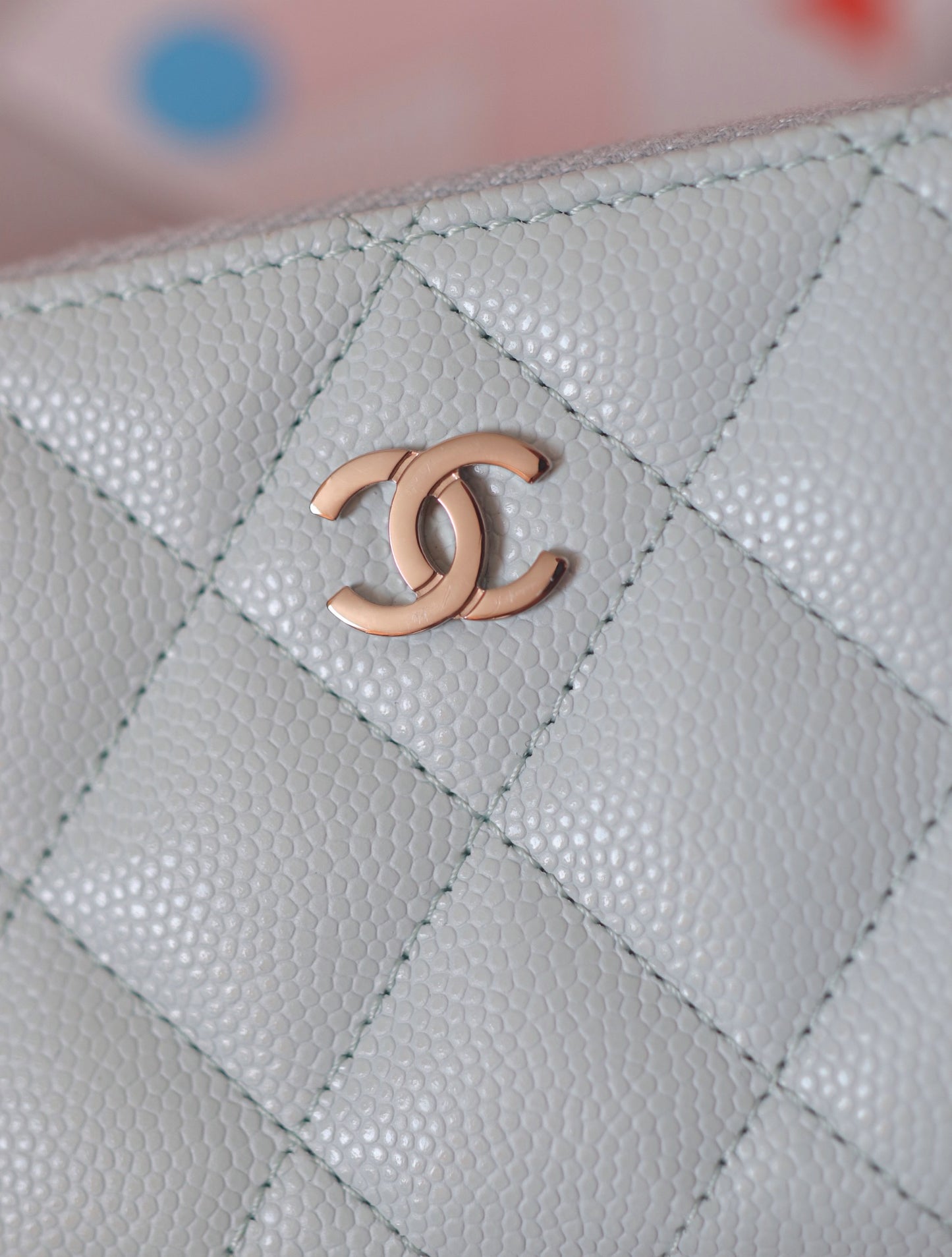 Chanel caviar mini purse